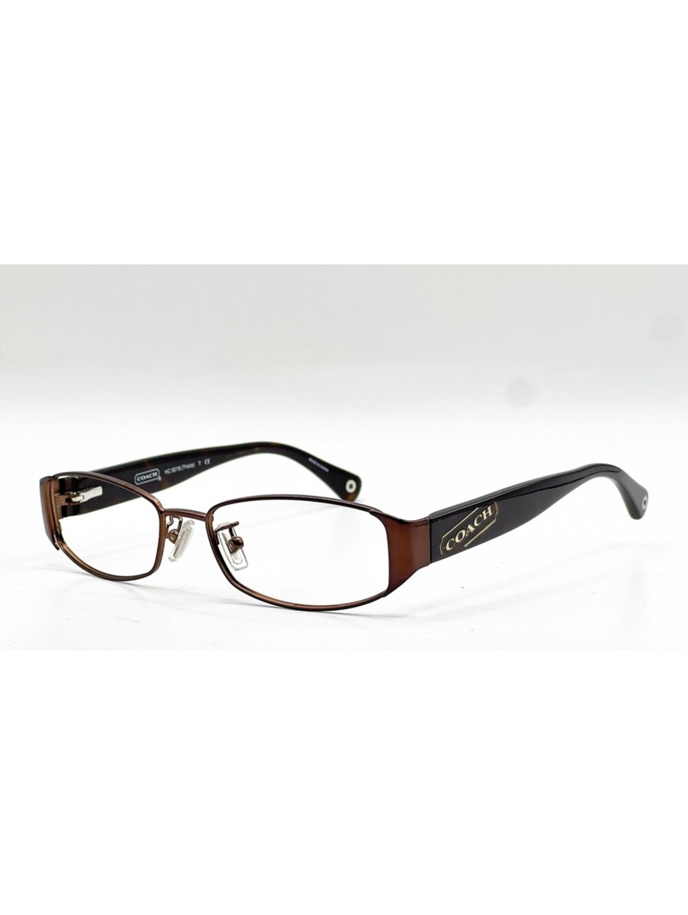 Coach HC 5019 9076 Satin Brown Rectangle Authentic Eyeglass Frames 52-16
